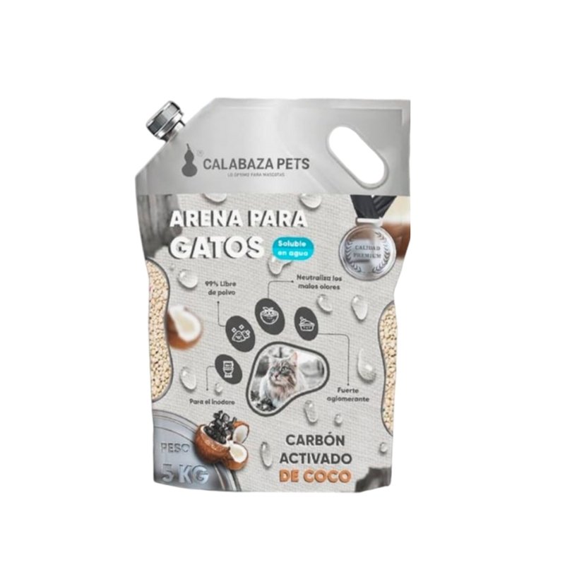 Arena Calabaza Premium Carbon Soluble En Agua