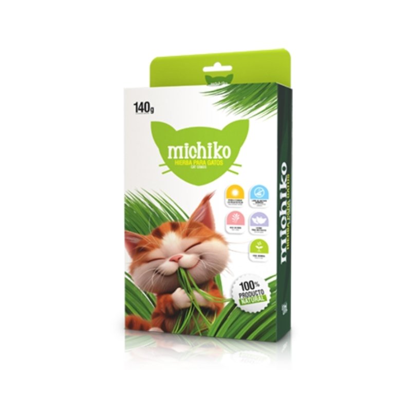 Kit de siembra Michiko Hierba para gatos