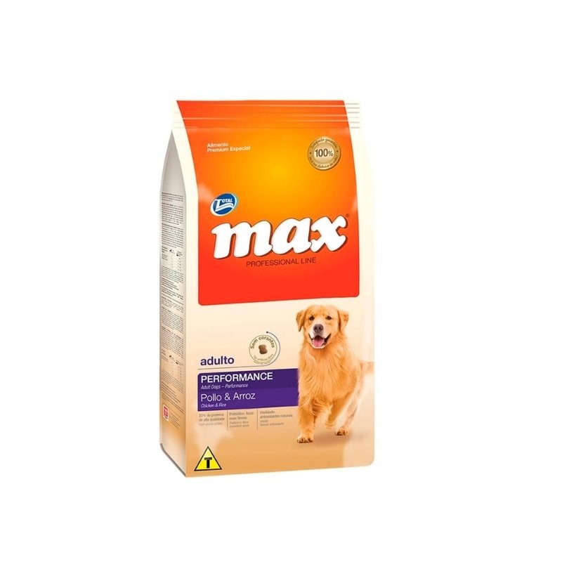 Max Performance adultos Pollo y Arroz