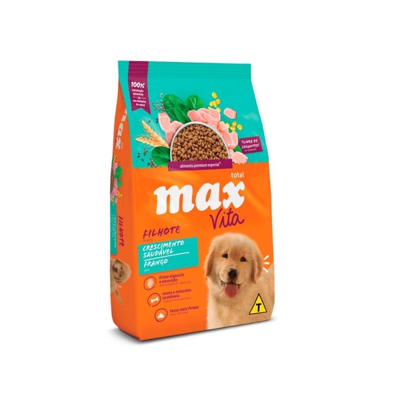 Max Vita cachorros Crecimiento Saludable Frango
