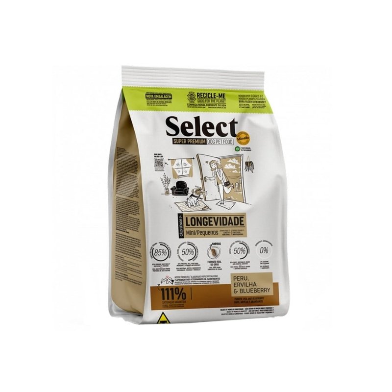 Monello Select Super Premium Longevidad para perro Raza Mini/Pequeña