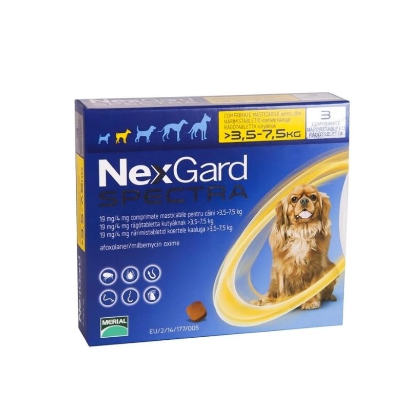 Nexgard Spectra Perros 3,5 - 7,5 kg