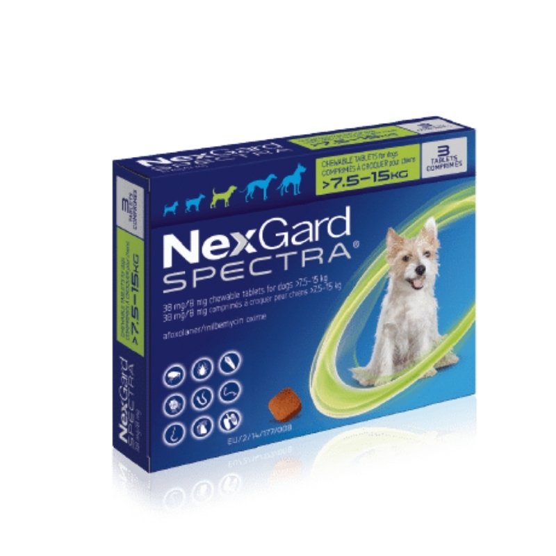 Nexgard Spectra Perros 7,5 - 15 kg