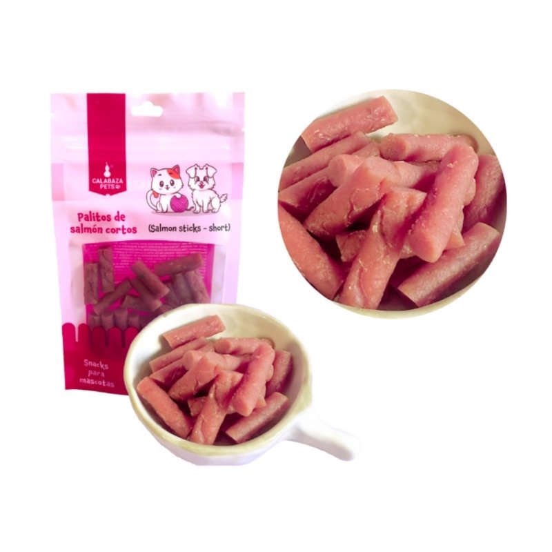Palitos de salmon cortos