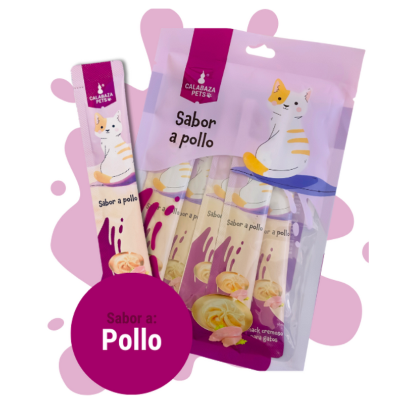 Snack Cremoso Cat Pollo
