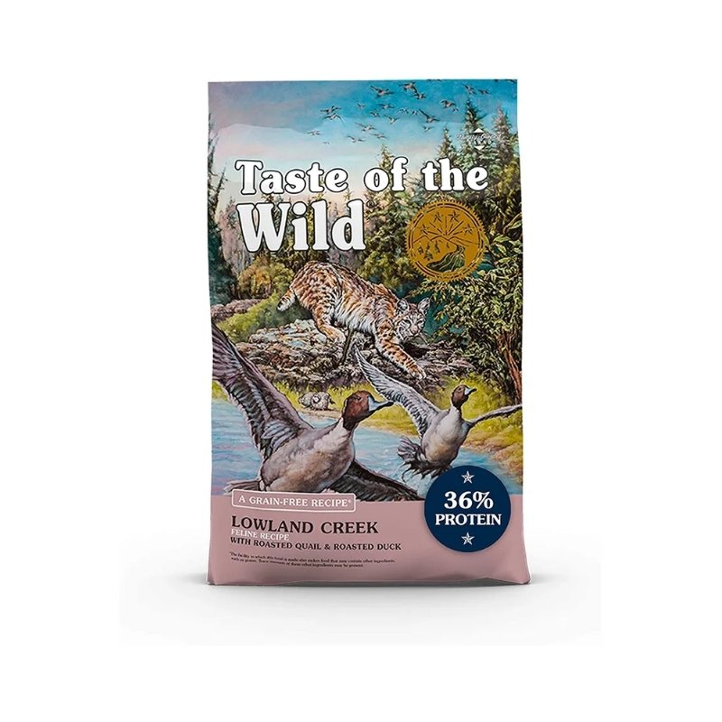 Taste Of The Wild Lowland Creek Feline Pato y Codorniz